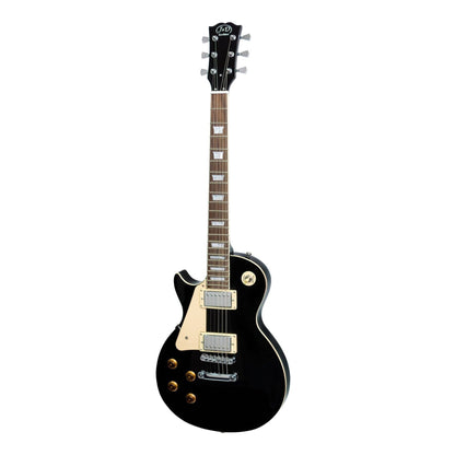 J&amp;D Luthiers LP-Style Left Handed Electric Guitar (Black) - GIG Guitars