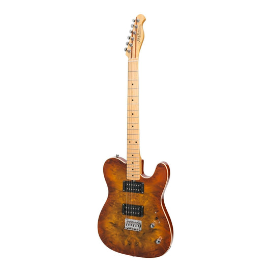 J&D Luthiers TE-Style Electric Guitar (Honey Burst) - GIG Guitars