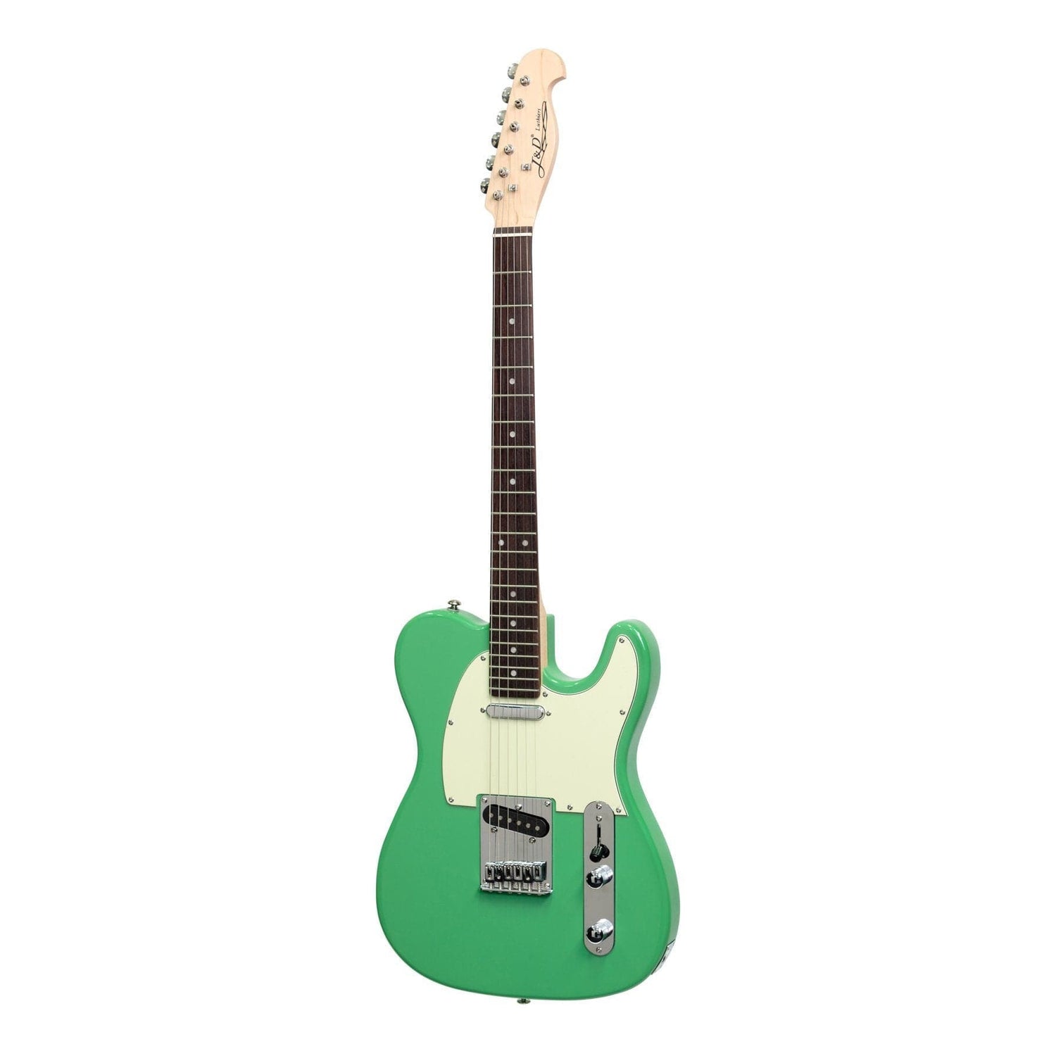 J&amp;D Luthiers TE-Style Electric Guitar (Surf Green) - GIG Guitars