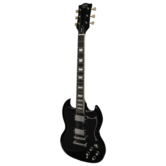 J&D SGL-Style Electric Guitar Black