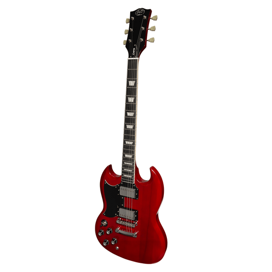 J&D SGL-Style Electric Guitar Left Handed Cherry Red