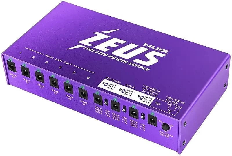 NUX Zeus Isolated Variable Power Supply - GIG Guitars