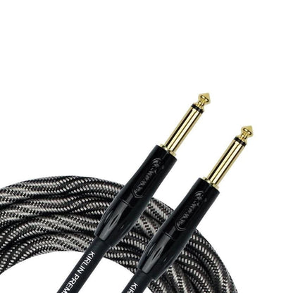 Kirlin IWB201WB 10ft Premium Plus Wave Black Guitar Cable Kirlin Cables & Leads