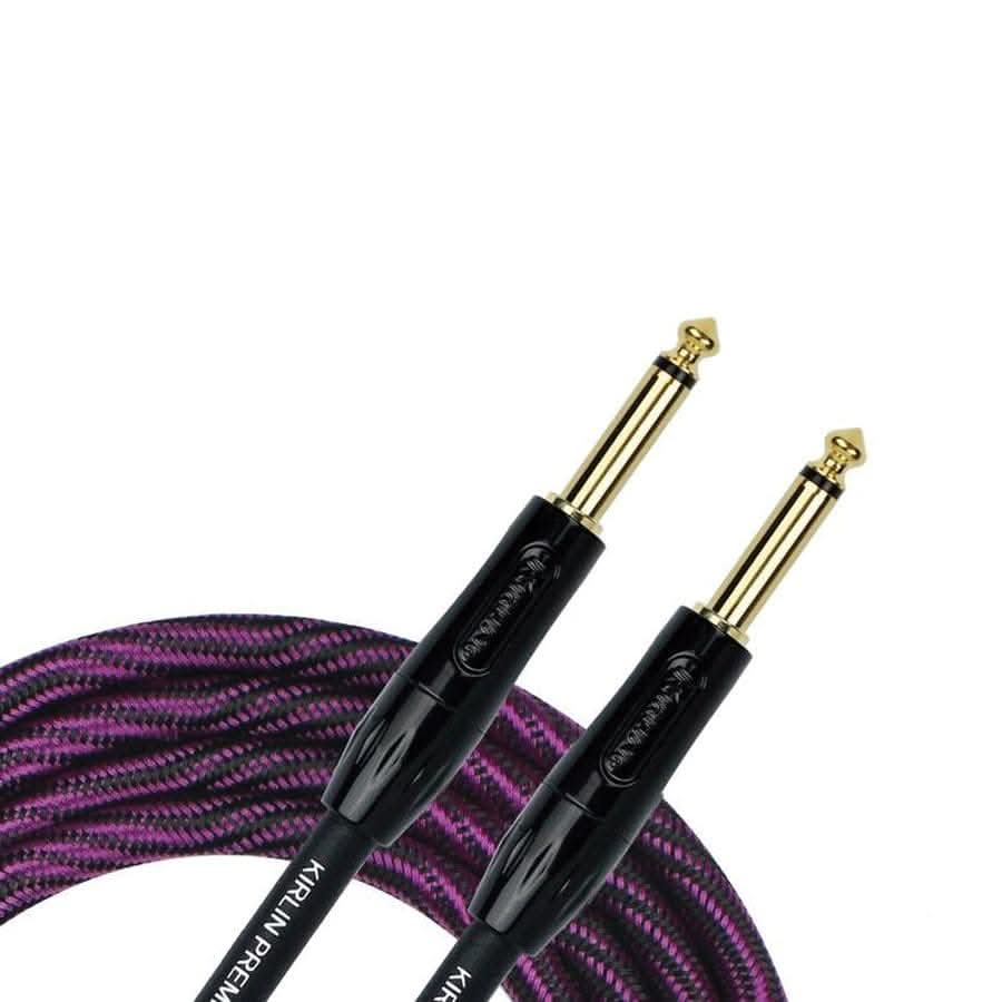Kirlin IWB201WB 20ft Premium Plus Wave Purple Guitar Cable Kirlin Cables & Leads