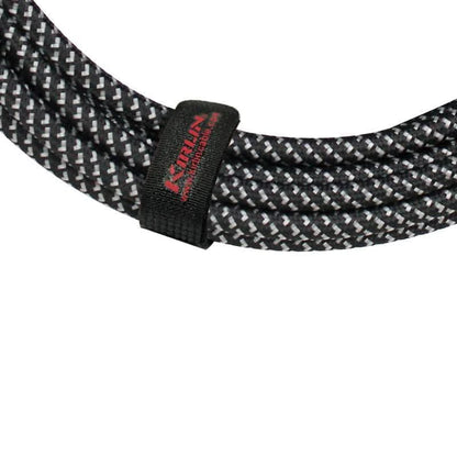Kirlin IWC201BK 10ft Black Woven Guitar Cable Kirlin Cables & Leads