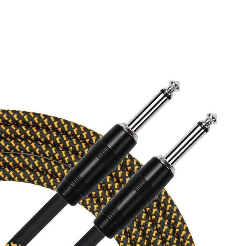Kirlin IWC201BY 10ft Tweed Woven Guitar Cable Kirlin Cables & Leads