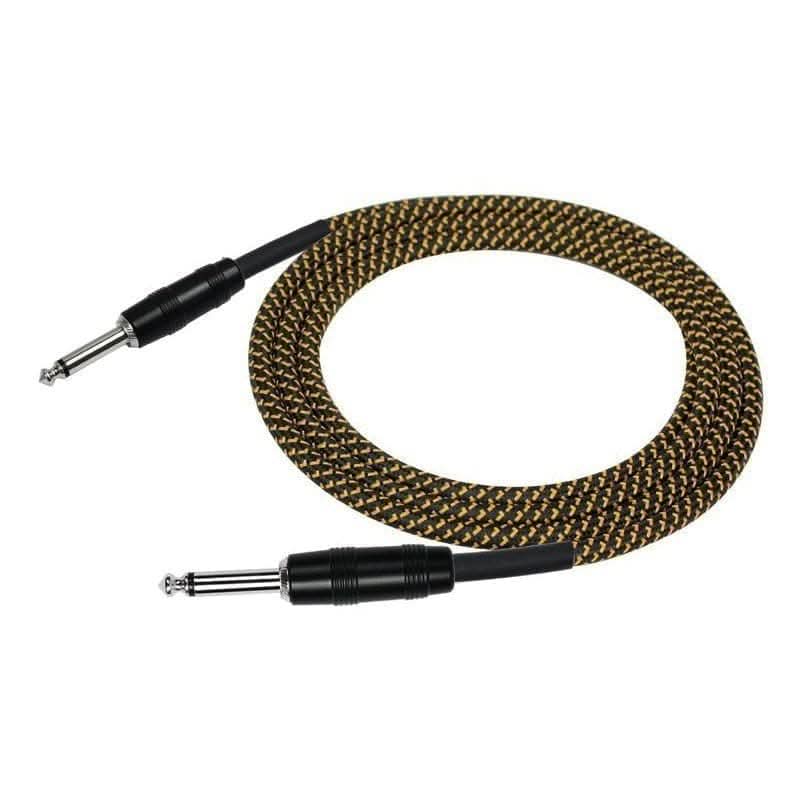 Kirlin IWC201BY 10ft Tweed Woven Guitar Cable Kirlin Cables & Leads