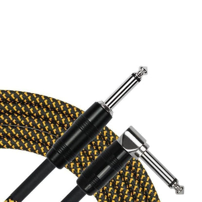 Kirlin IWC202BY 20ft Tweed Woven Guitar Cable Straight - RA - GIG Guitars