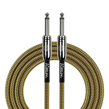 Kirlin IWCC201BY 20ft Tweed Entry Woven Instrument Cable with Chrome Ends