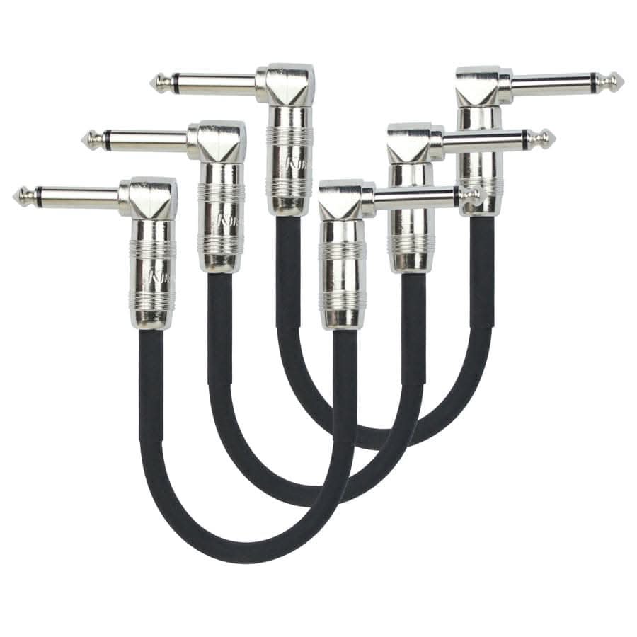 Kirlin KIP3243PN-3 Patch Cable 3-Pack RA-RA 3" Kirlin Cables & Leads