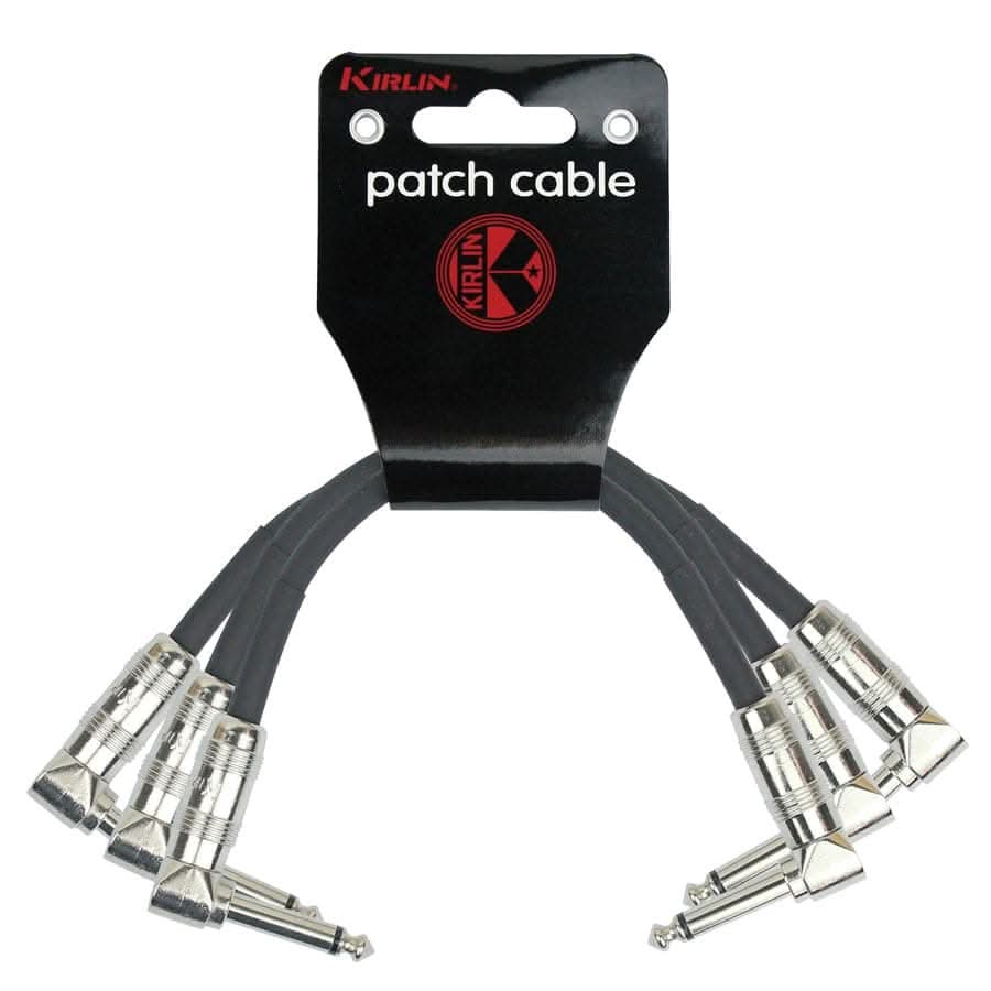 Kirlin KIP3243PN-6 Patch Cable 3-Pack RA-RA 6" Kirlin Cables & Leads