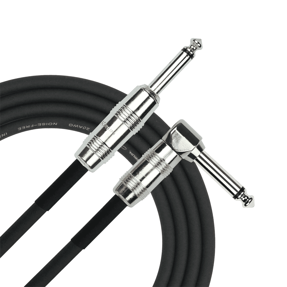 Kirlin KIPC202PN-10 10FT Guitar Cable RA-Straight - GIG Guitars