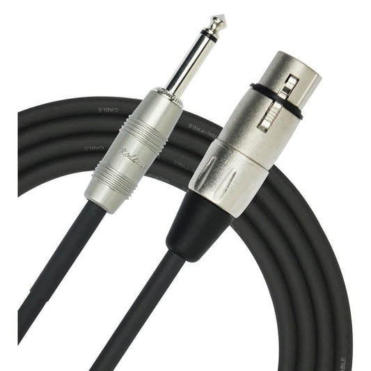 Kirlin MP482PR-20 Fem XLR to 1/4" Jack Microphone Cable 20Ft - GIG Guitars