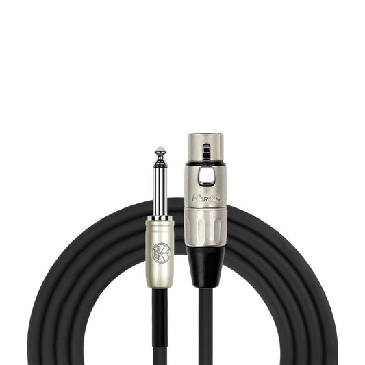 Kirlin KMP482PR Fem XLR to 1/4" Jack Microphone Cable 10Ft - GIG Guitars