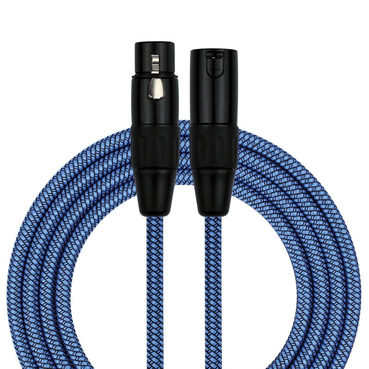 Kirlin Entry Woven Blue 20ft XLR - XLR Cable - GIG Guitars