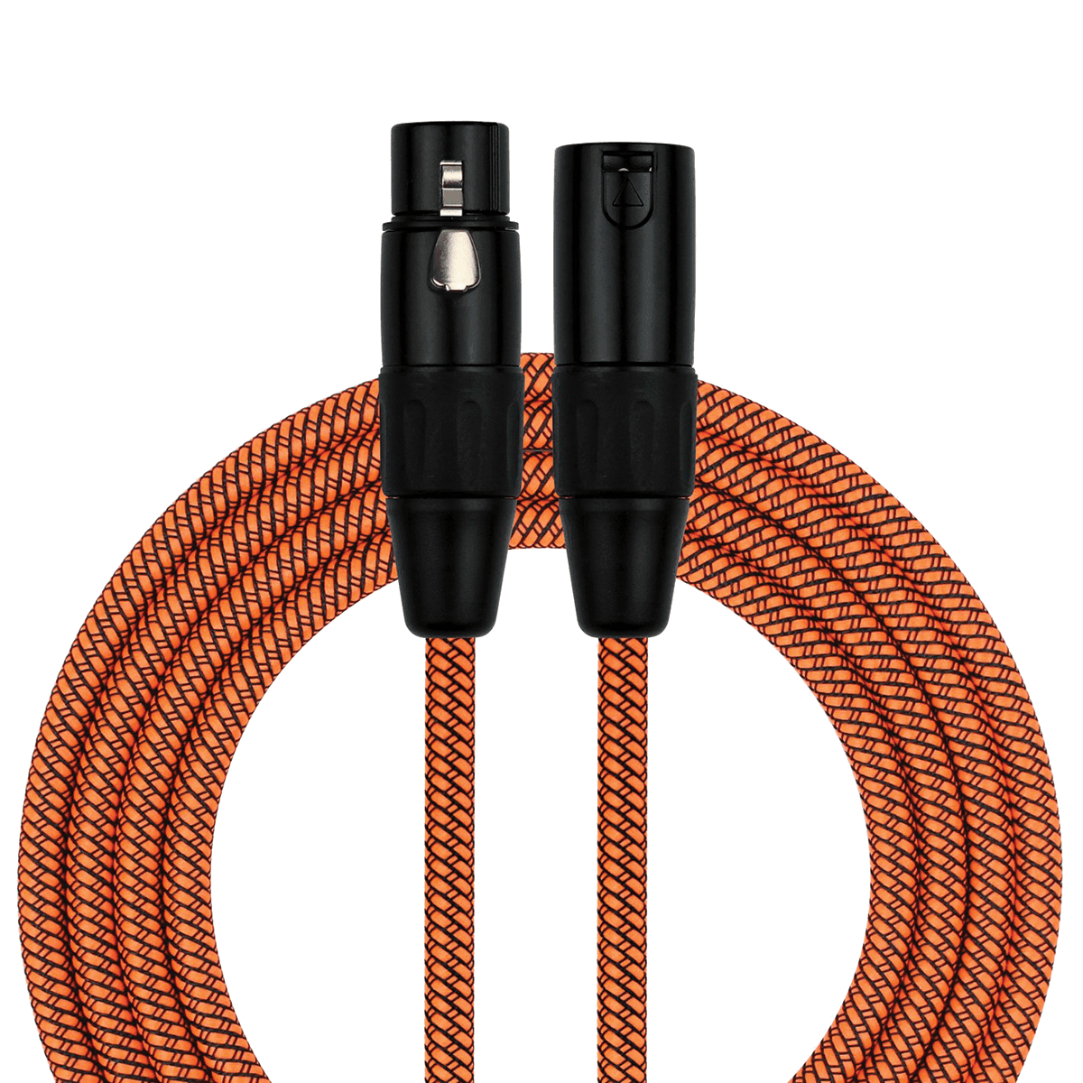 Kirlin Entry Woven Orange 20ft XLR - XLR Cable - GIG Guitars