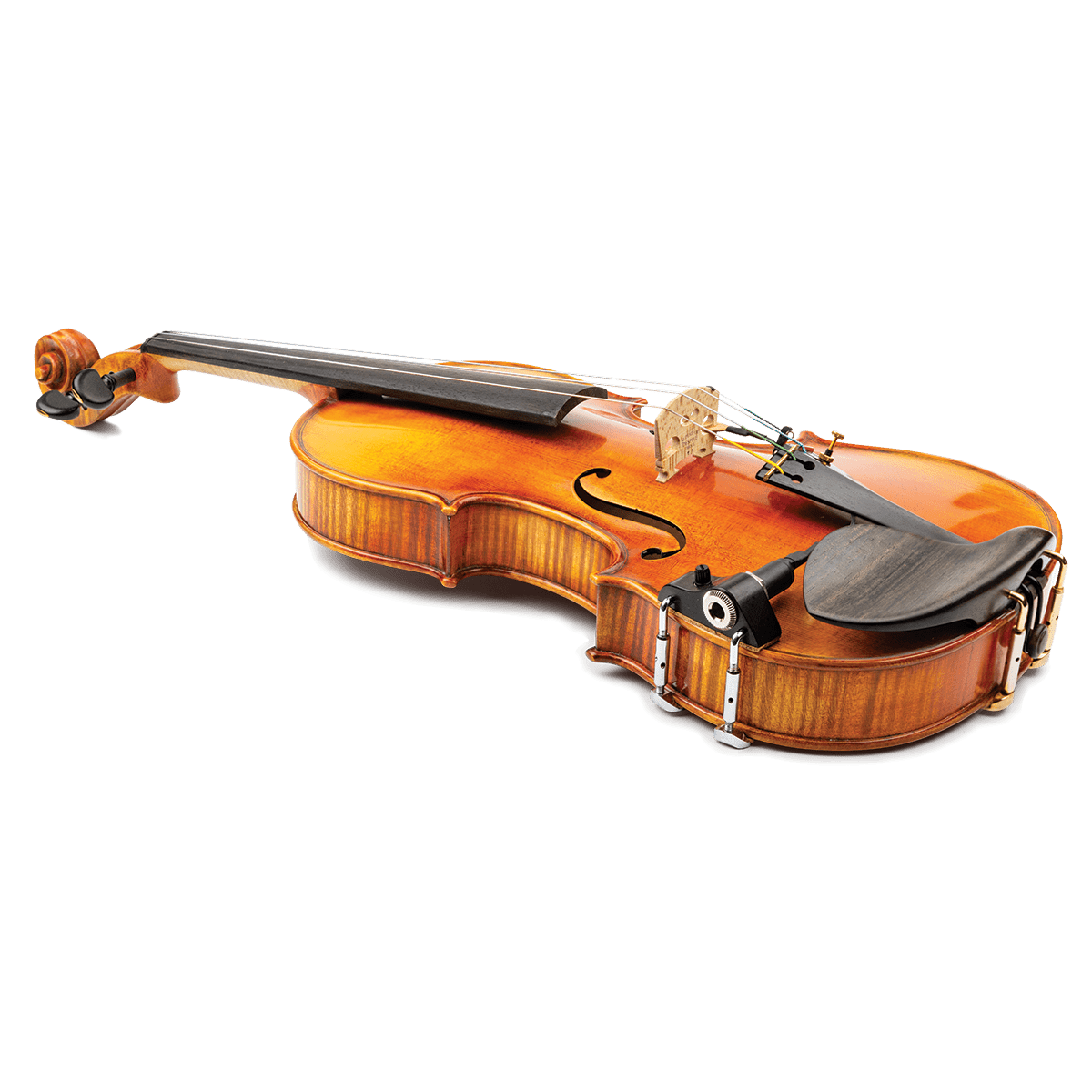 KNA VV-3V Ebony Violin Pickup with Volume Control KNA Pickups 