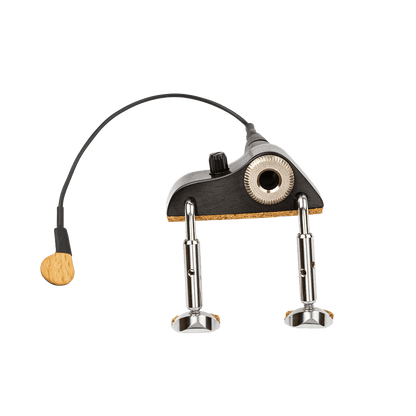 KNA VV-3V Ebony Violin Pickup with Volume Control KNA Pickups 