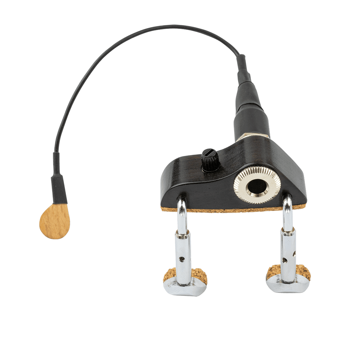 KNA VV-3V Ebony Violin Pickup with Volume Control KNA Pickups 