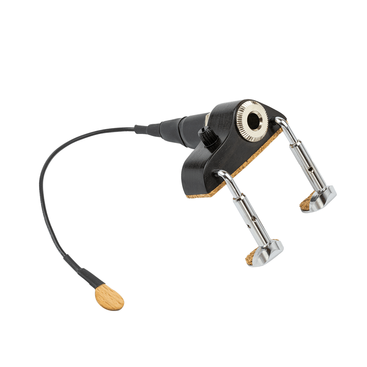 KNA VV-3V Ebony Violin Pickup with Volume Control KNA Pickups 