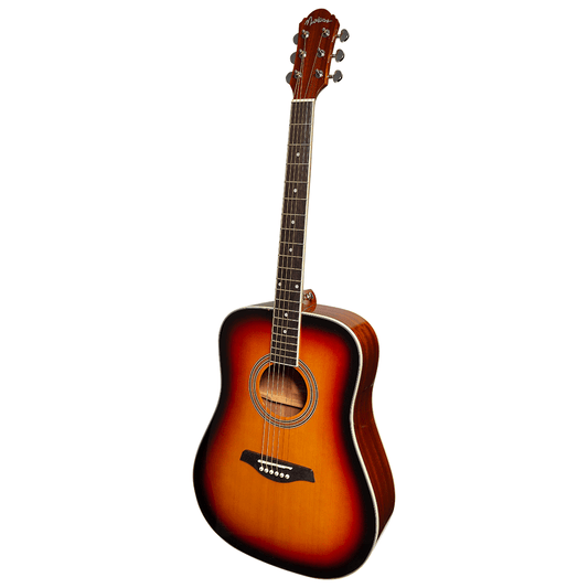 Martinez '41 Series' Dreadnought Acoustic Guitar Gloss Finish (Gloss Sunburst) - GIG Guitars