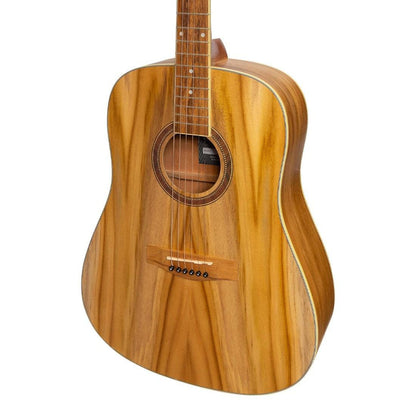 Martinez '41 Series' Dreadnought Acoustic Guitar Jati-Teakwood