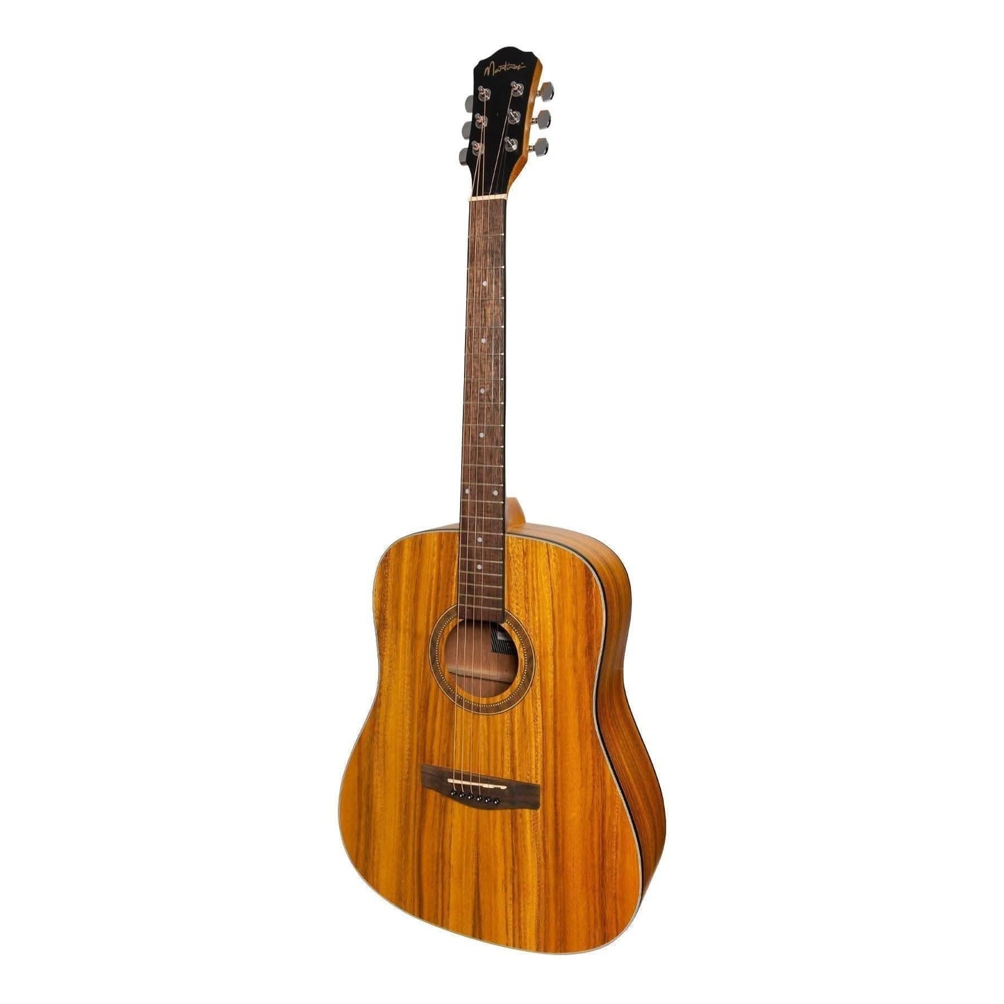 Martinez '41 Series' Dreadnought Acoustic Guitar Pack (Koa) - GIG Guitars