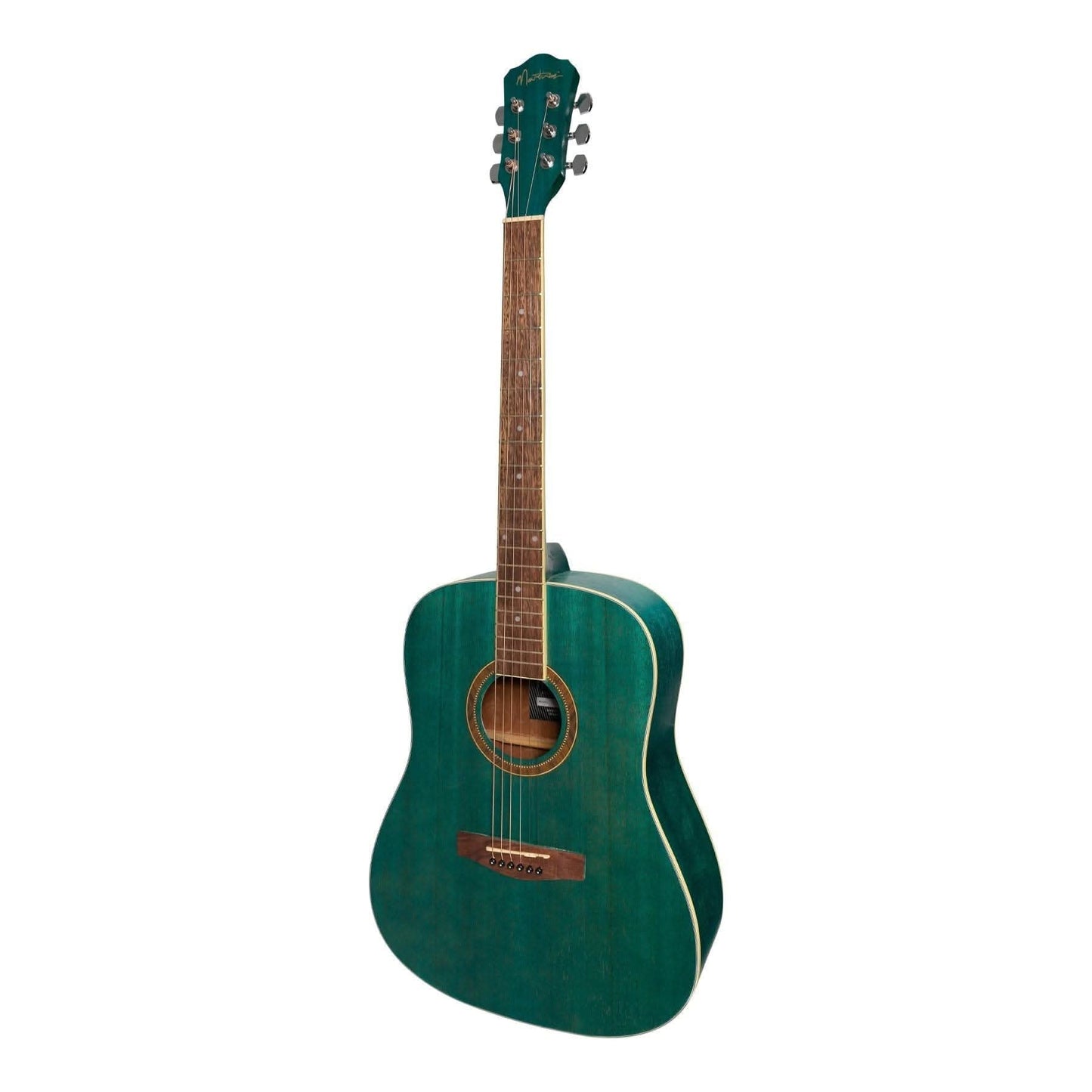 Martinez '41 Series' Dreadnought Acoustic Guitar (Teal Green) - GIG Guitars