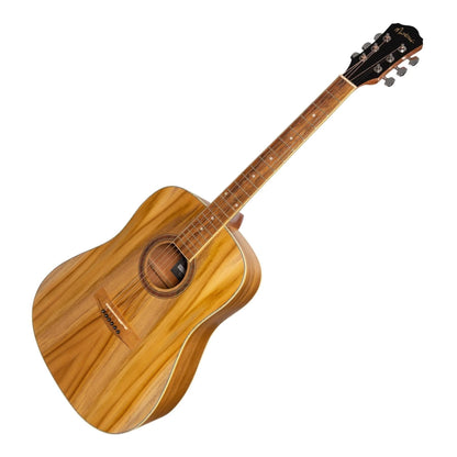 Martinez '41 Series' Dreadnought Acoustic Guitar with Built-in Tuner (Jati-Teakwood) - GIG Guitars