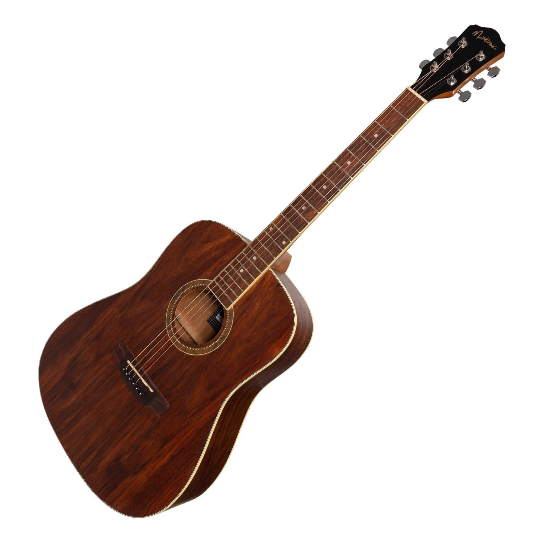 Martinez '41 Series' Dreadnought Acoustic Guitar with Built-in Tuner (Rosewood) - GIG Guitars