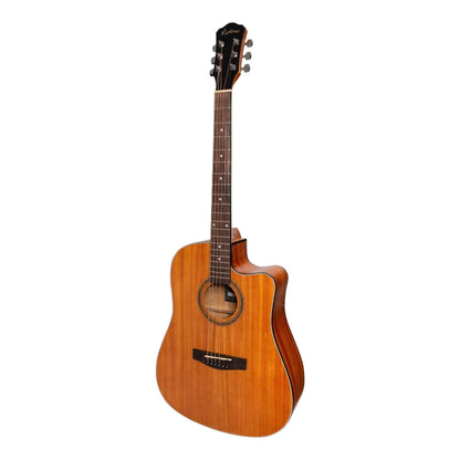 Martinez '41 Series' Dreadnought Cutaway Acoustic-Electric Guitar (Mahogany) - GIG Guitars