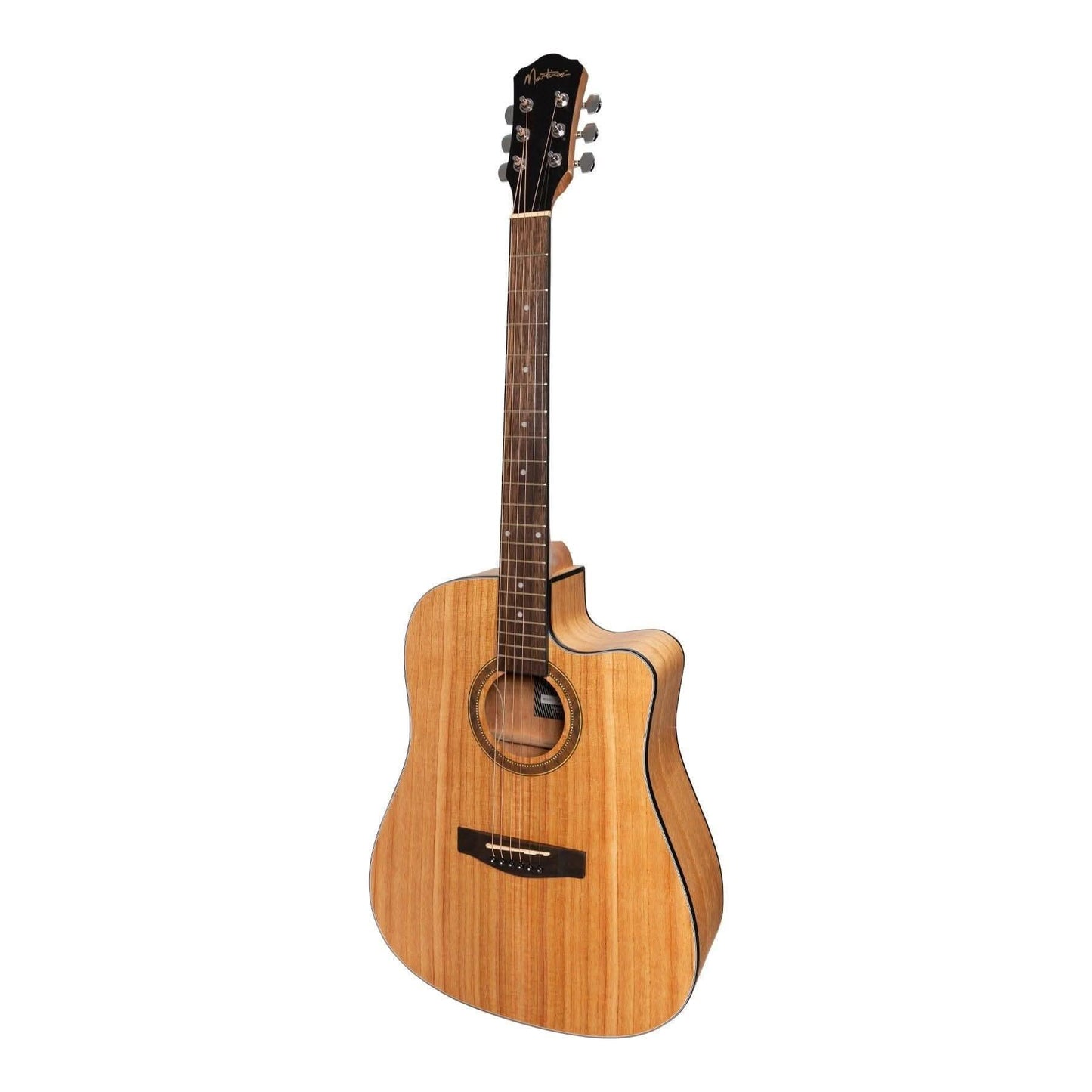 Martinez '41 Series' Dreadnought Cutaway Acoustic-Electric Guitar (Mindi-Wood) - GIG Guitars