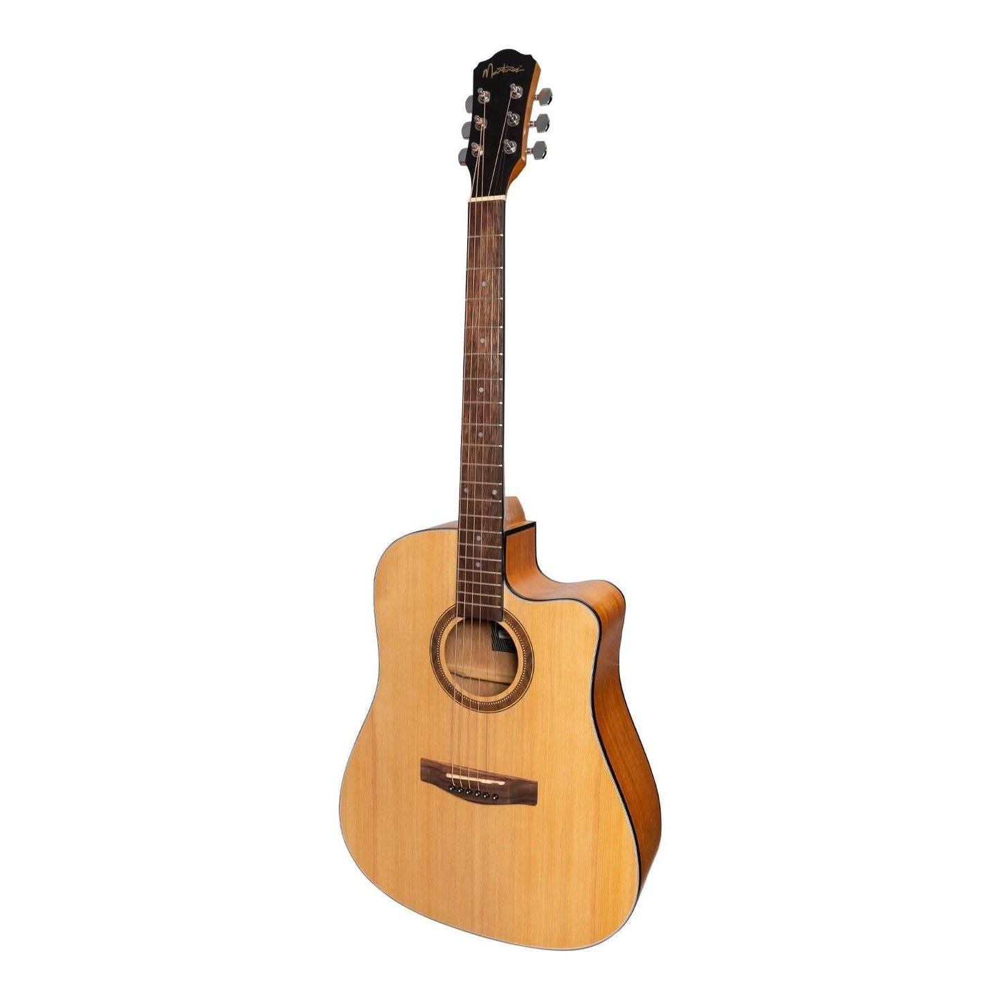 Martinez '41 Series' Dreadnought Cutaway Acoustic-Electric Guitar (Spruce/Mahogany) - GIG Guitars