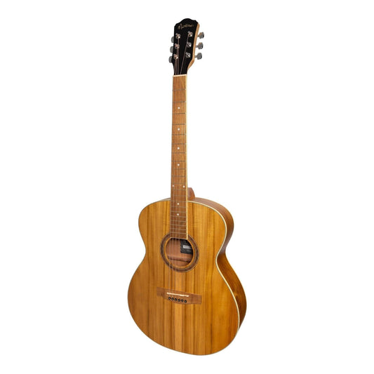 Martinez '41 Series' Folk Size Acoustic Guitar (Jati-Teakwood) - GIG Guitars