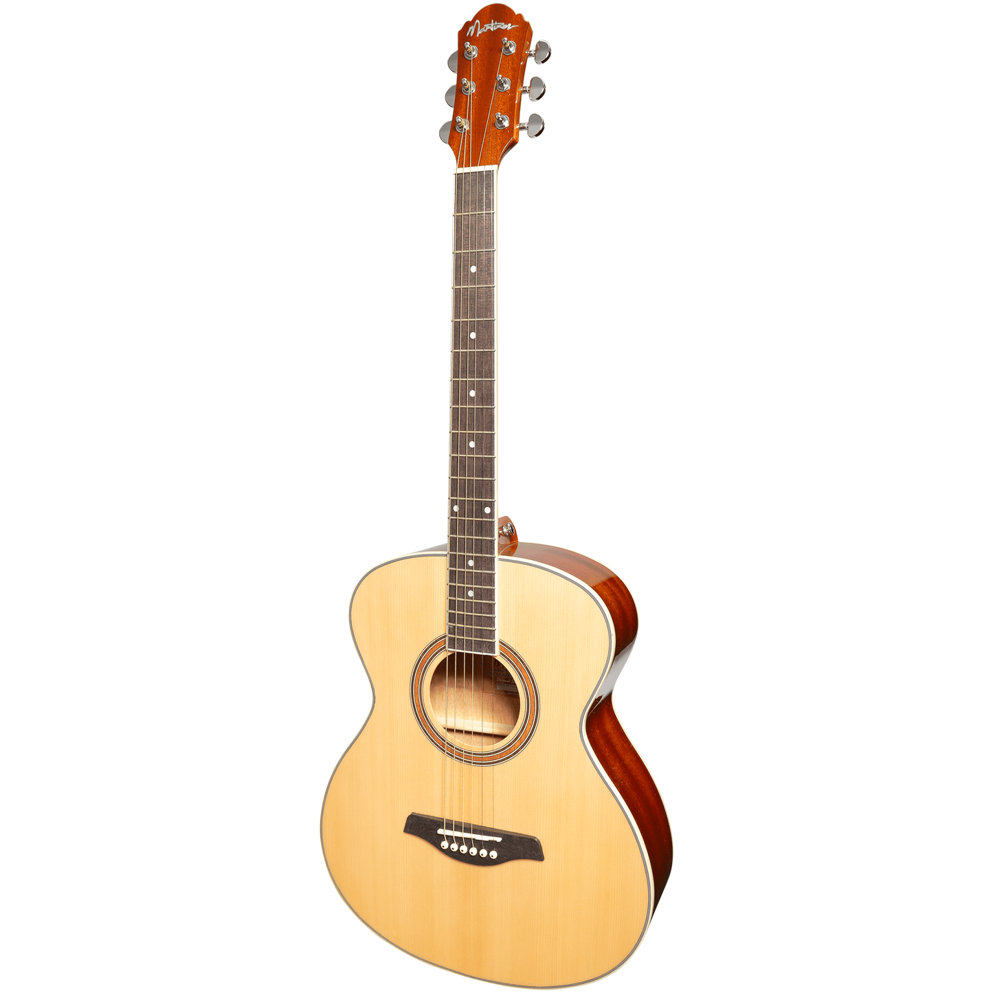 Martinez '41 Series' Folk Size Acoustic Guitar (Natural) - GIG Guitars