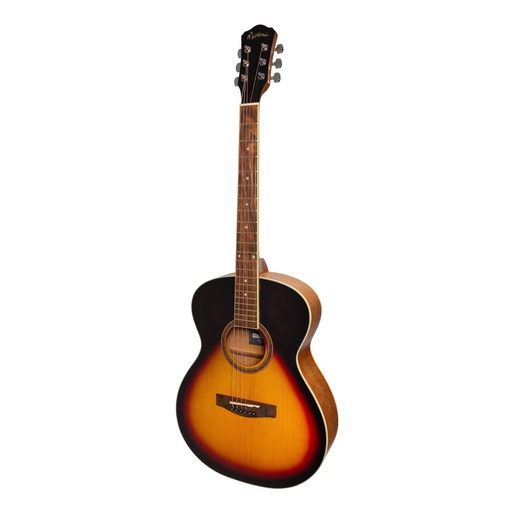 Martinez '41 Series' Folk Size Acoustic Guitar Pack (Tobacco Sunburst) - GIG Guitars