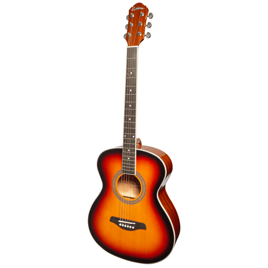 Martinez '41 Series' Folk Size Acoustic Guitar (Sunburst) - GIG Guitars