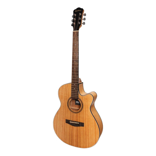 Martinez '41 Series' Folk Size Cutaway Acoustic-Electric Guitar (Mindi-Wood) - GIG Guitars