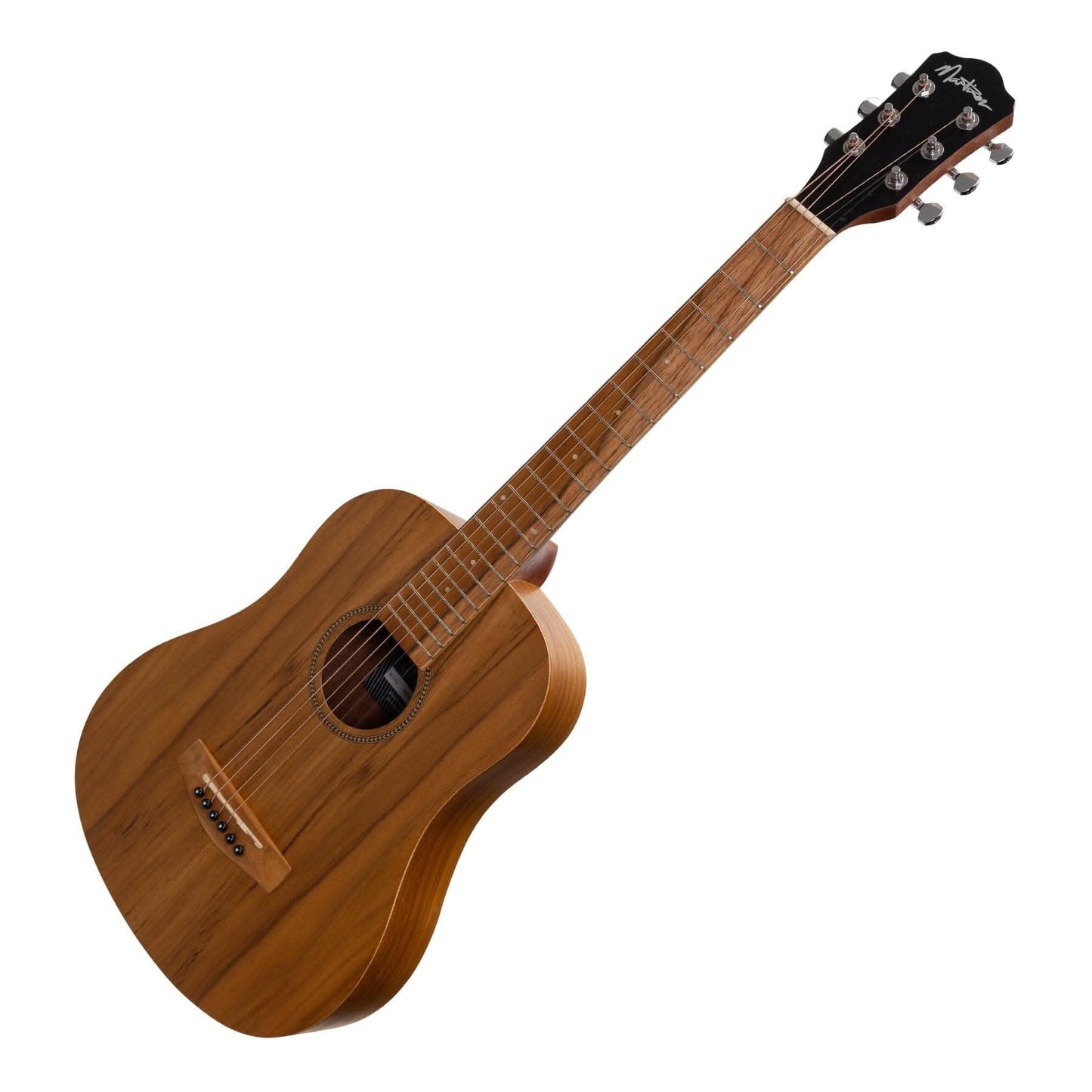 Martinez Acoustic Babe Traveller Guitar (Jati-Teakwood) - GIG Guitars