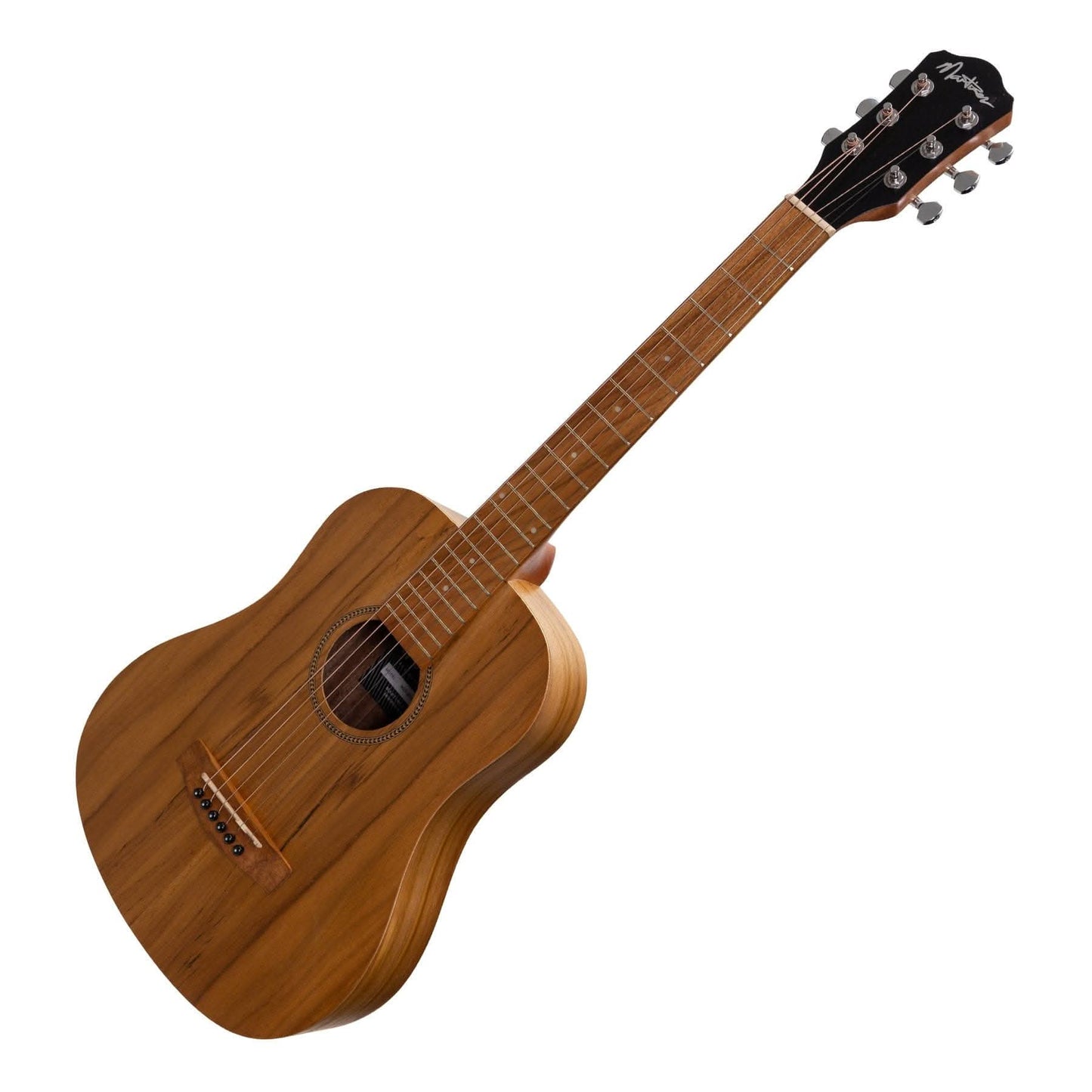 Martinez Acoustic-Electric Babe Traveller Guitar (Jati-Teakwood) - GIG Guitars