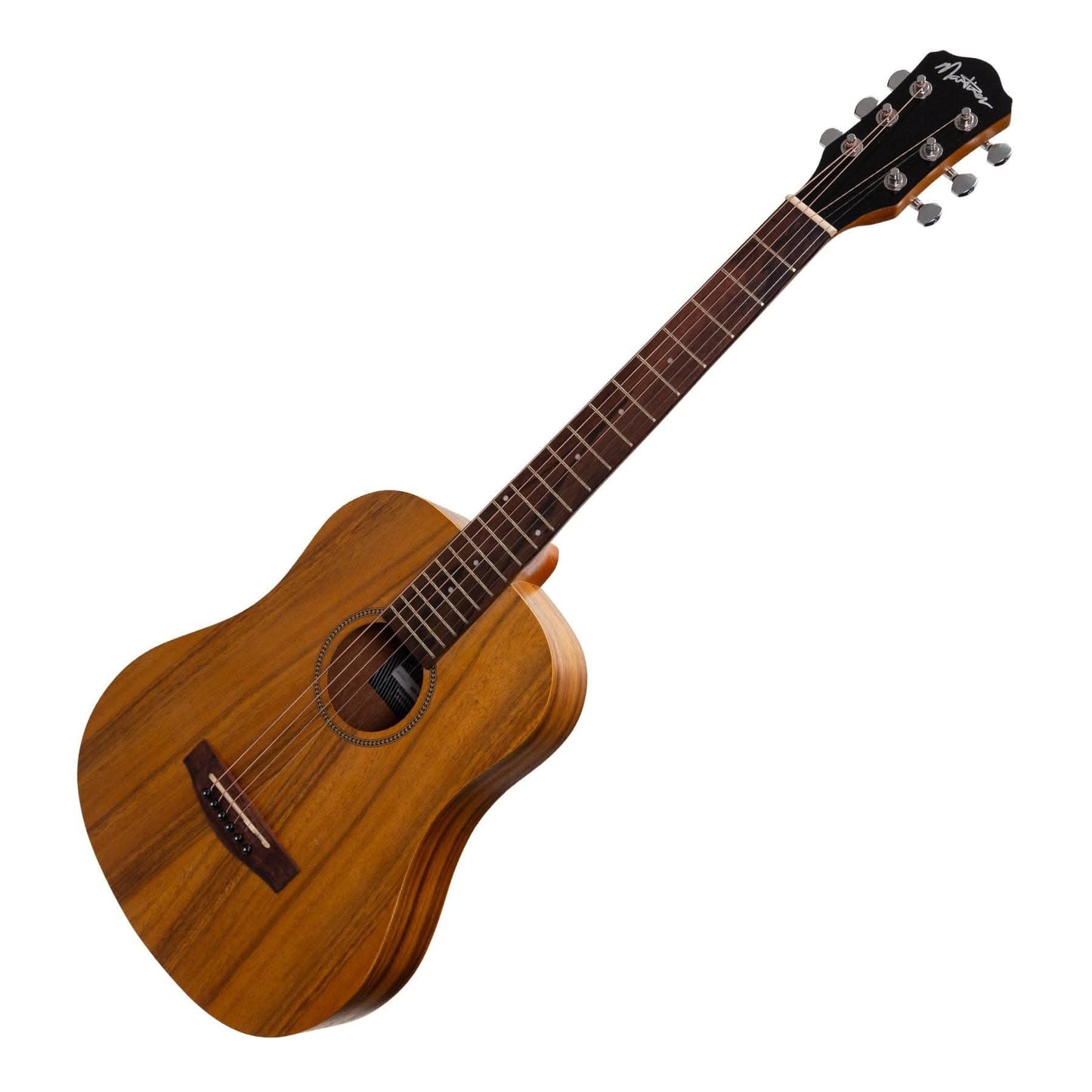 Martinez Acoustic-Electric Babe Traveller Guitar (Koa) - GIG Guitars