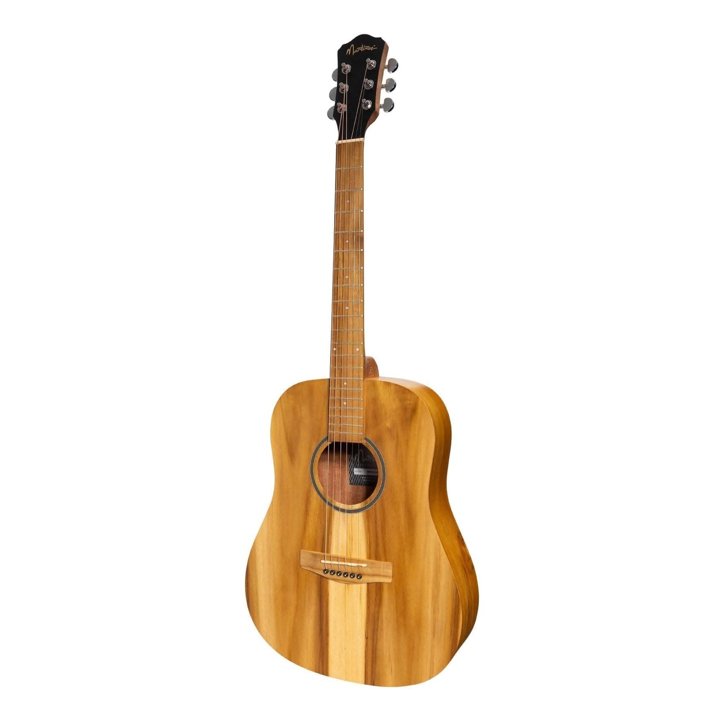 Martinez Acoustic-Electric Middy Traveller Guitar (Jati-Teakwood) - GIG Guitars