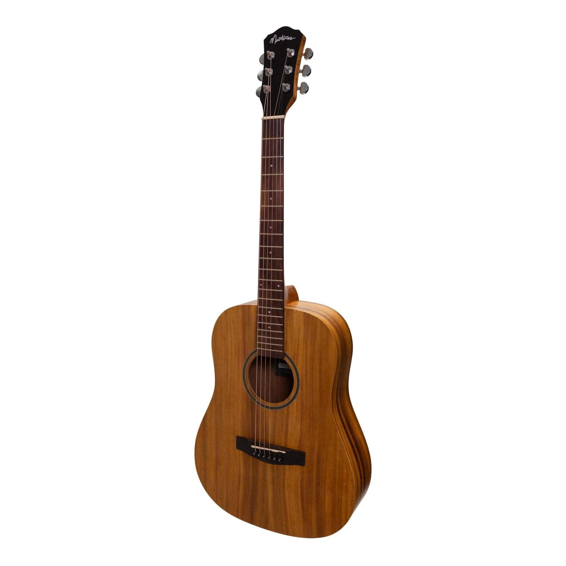 Martinez Acoustic-Electric Middy Traveller Guitar (Koa) - GIG Guitars