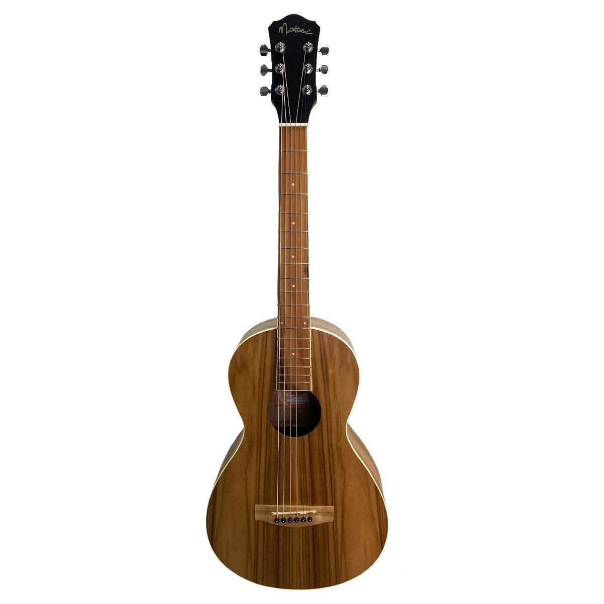 Martinez Acoustic-Electric Parlour Body Guitar (Jati-Teakwood) - GIG Guitars