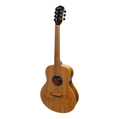 Martinez Acoustic-Electric Short Scale Guitar (Jati-Teakwood) - GIG Guitars