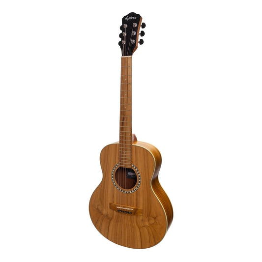 Martinez Acoustic-Electric Short Scale Guitar (Jati-Teakwood) - GIG Guitars