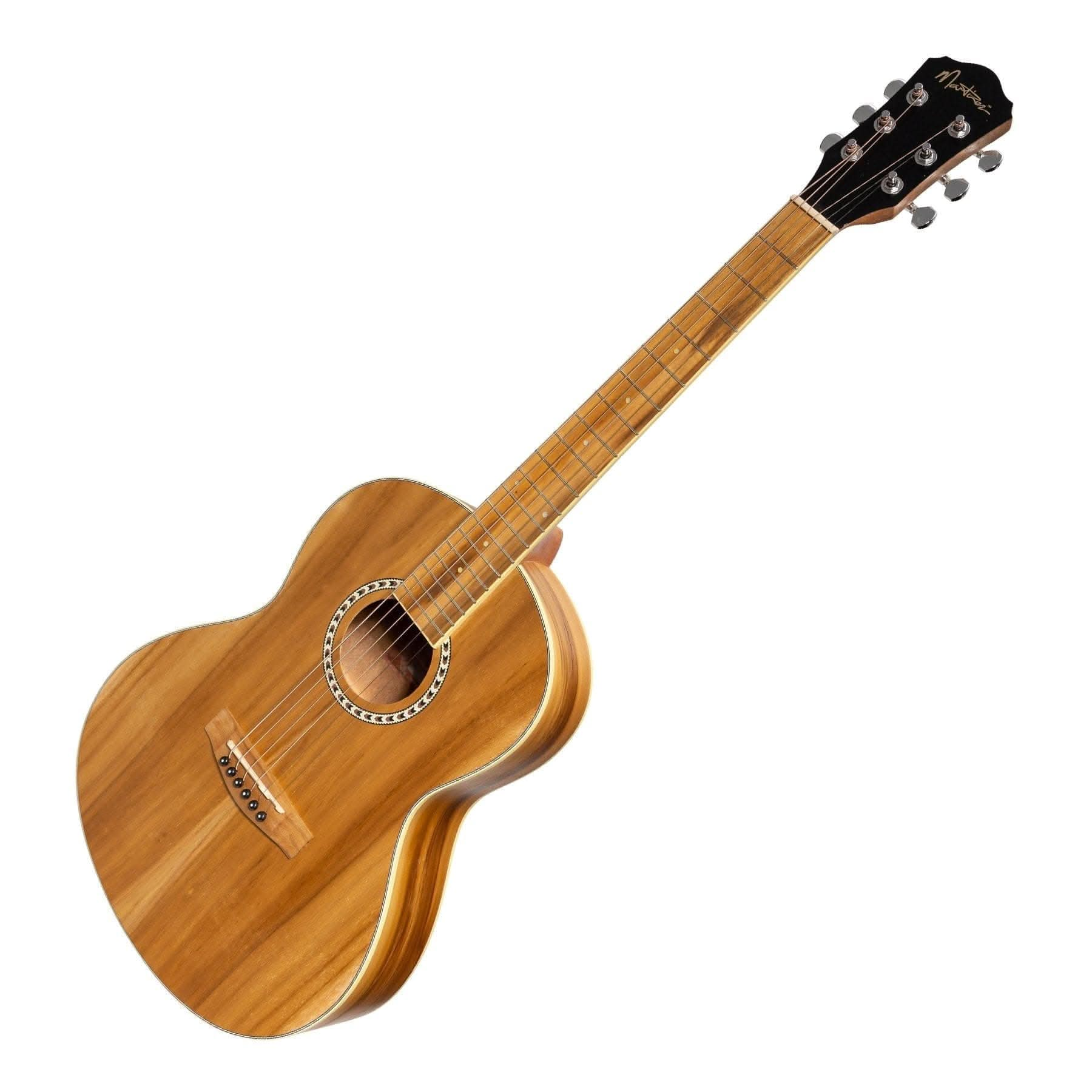 Martinez Acoustic 'Little-Mini' Folk Guitar (Jati-Teakwood) - GIG Guitars