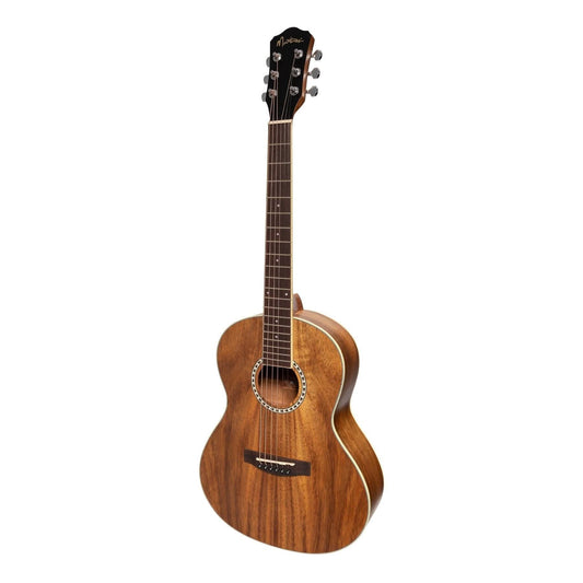 Martinez Acoustic 'Little-Mini' Folk Guitar with Built-In Tuner (Rosewood) - GIG Guitars