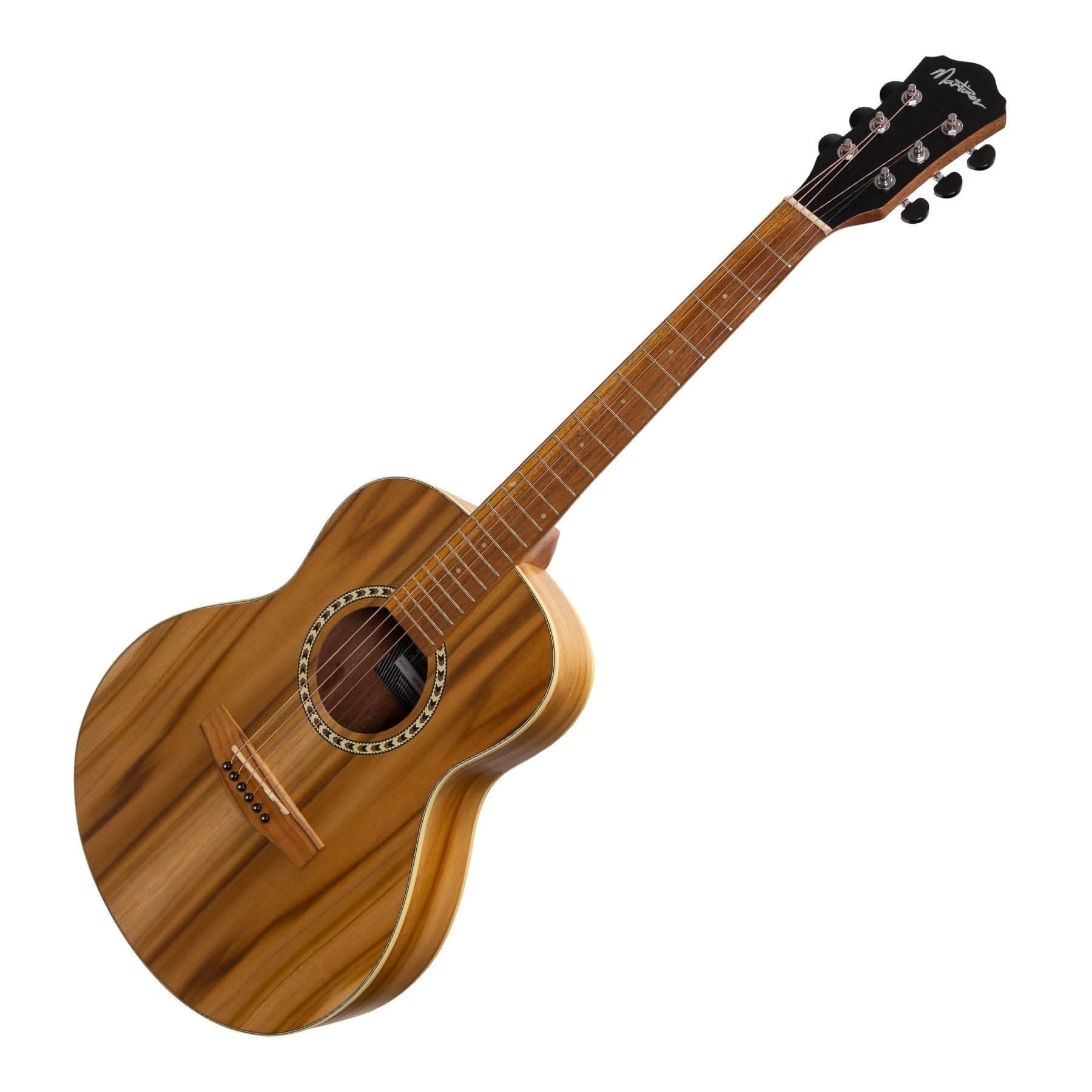 Martinez Acoustic Short Scale Guitar (Jati-Teakwood) - GIG Guitars