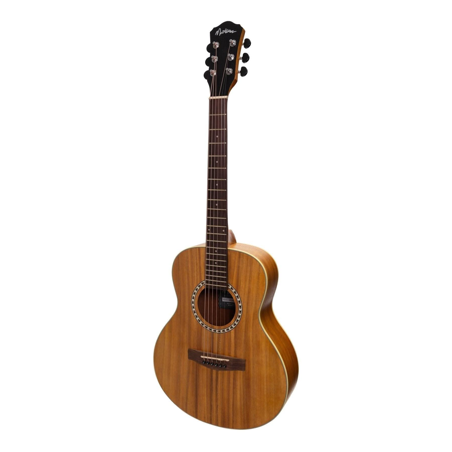 Martinez Acoustic Short Scale Guitar (Koa) - GIG Guitars